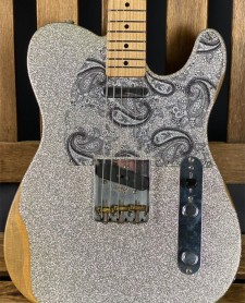 Fender Signature Brad Paisley Road Worn Telecaster Silver Sparkle